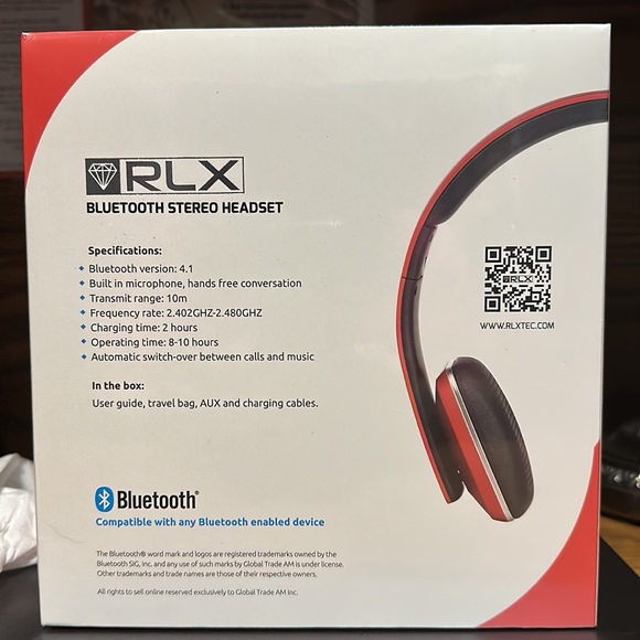 RLX Bluetooth Stereo Headsets - Picture 4 of 5